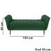Recamier Grecia 150cm Suede Verde MPassos