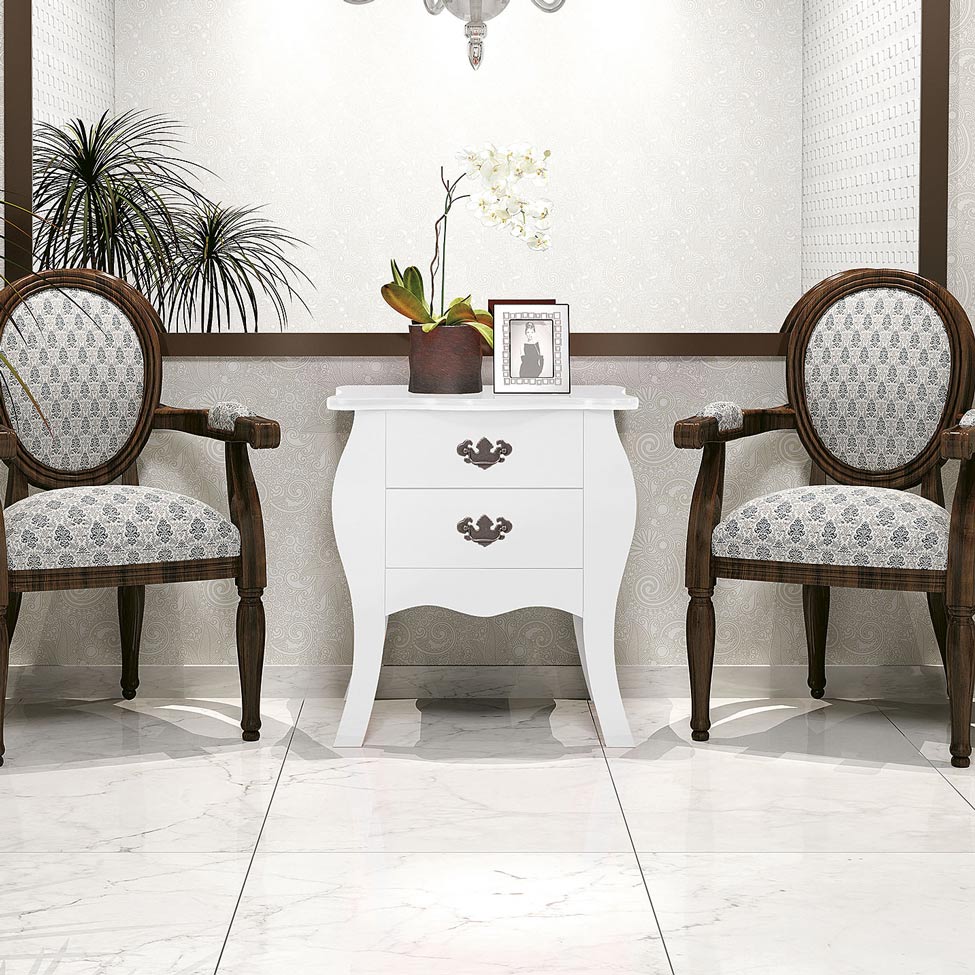 (DUPLICADO) Mesa de cabeceira Premier Branco