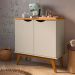 Buffet Prism 2 PT Off White e Cinamomo