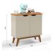Buffet Prism 2 PT Off White e Cinamomo
