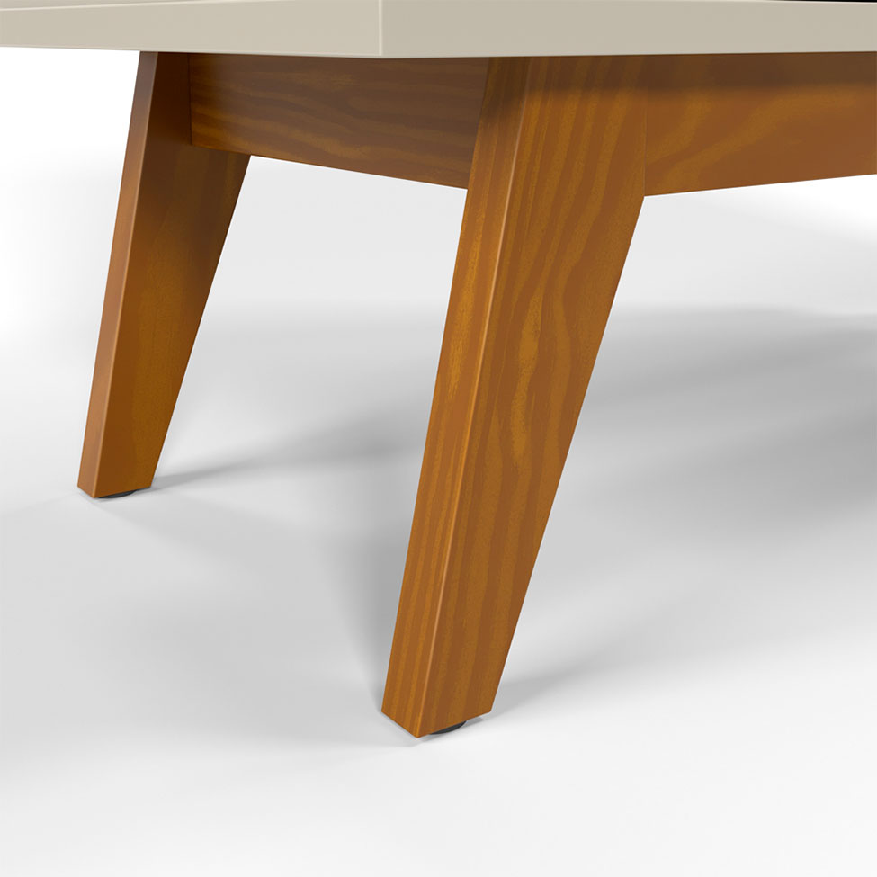 Buffet Prism 2 PT Off White e Cinamomo