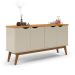Buffet Prism 4 PT Off White e Cinamomo