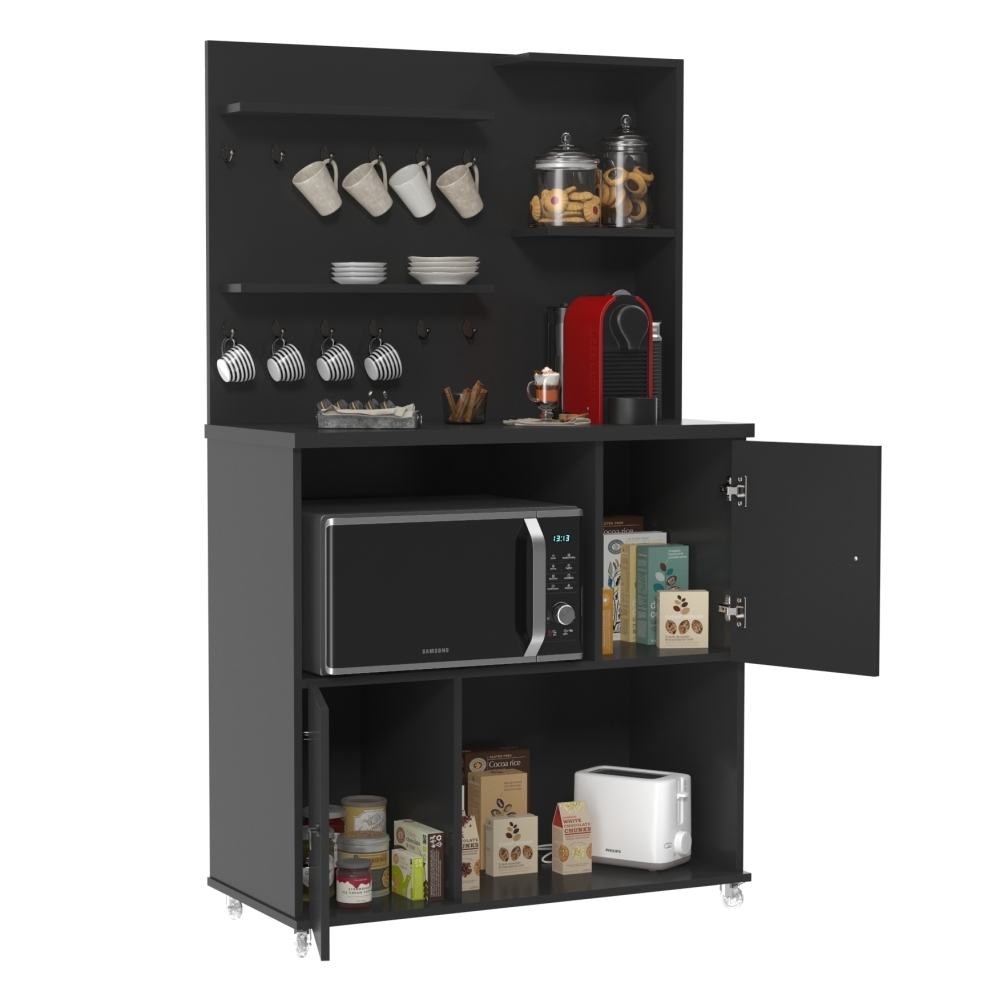 Cantinho do Café Aconchego Preto Acetinado