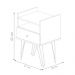 Conjunto Mesa de Cabeceira Monet Off White