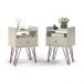 Conjunto Mesa de Cabeceira Monet Off White