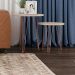 Conjunto com 2 Mesas Laterais Evolution Off White 48 cm