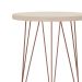 Conjunto com 2 Mesas Laterais Evolution Off White 48 cm