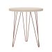 Conjunto com 2 Mesas Laterais Evolution Off White 48 cm