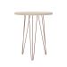 Conjunto com 2 Mesas Laterais Evolution Off White 62 cm