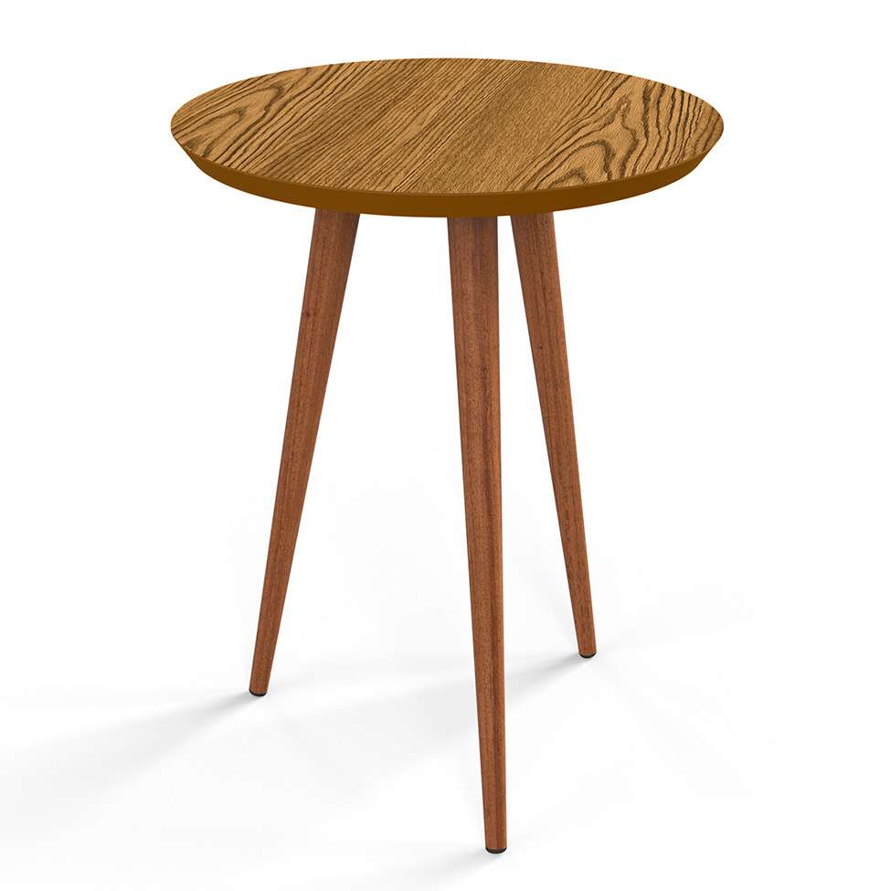 Conjunto com 2 Mesas Laterais Luna Cumarú 53 cm
