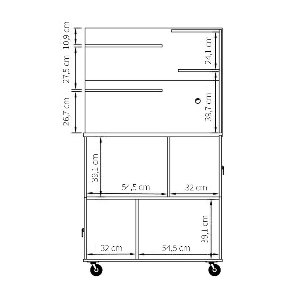 Cozinha Compacta Vini 2 PT Branca