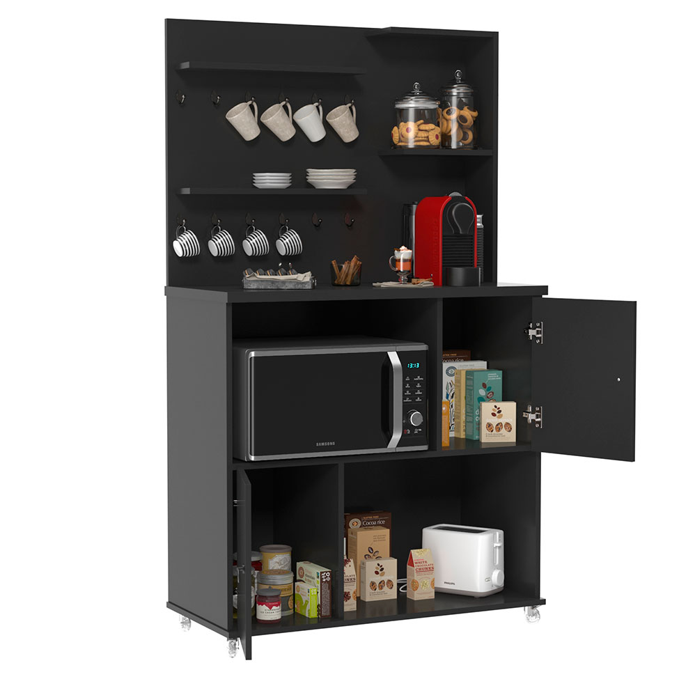 Cozinha Compacta Vini 2 PT Preta