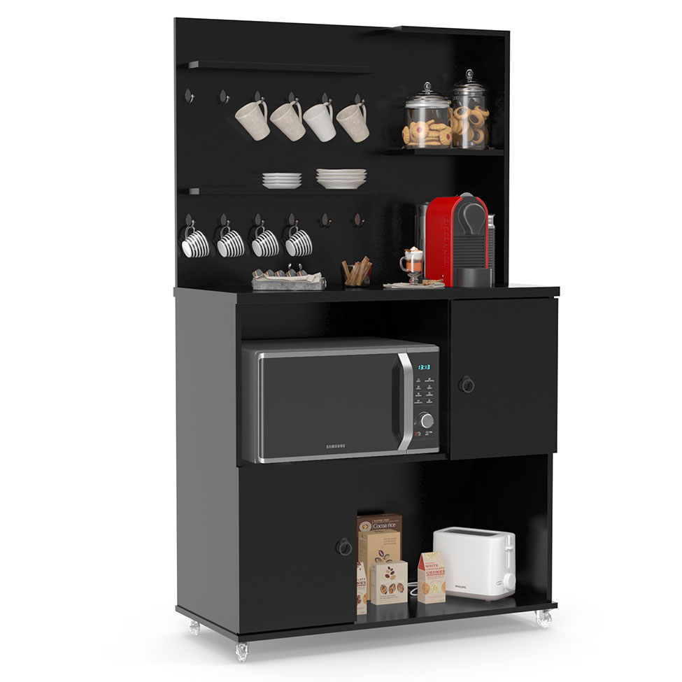 Cozinha Compacta Vini 2 PT Preta