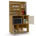 Cozinha Compacta Vini 2 Portas Nature e Off White