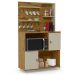Cozinha Compacta Vini 2 Portas Nature e Off White