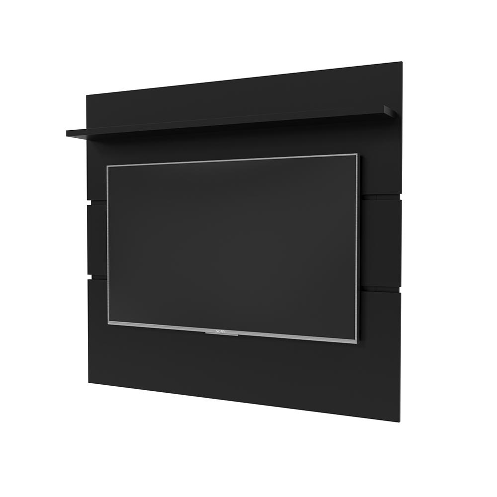 Painel Para TV 46" Prism 1.4 - Preto Acetinado - Patrimar Móveis