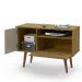 Rack Bancada Para TV 32 Pol Sala Yan Nature/Off White