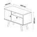 Rack Bancada Para TV 32 Pol Sala Yan Nature/Off White
