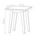Mesa Lateral Paul Off White