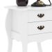 Mesa Lateral Premier Branco com Brilho Patrimar