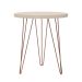 Mesa Lateral Redonda Evolution Off White 48 cm