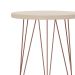 Mesa Lateral Redonda Evolution Off White 48 cm