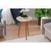 Mesa Lateral Redonda Luna 440 Off White