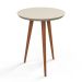 Mesa Lateral Redonda Luna 530 Off White