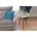 Mesa Lateral Redonda Luna 530 Off White