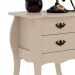 Mesa de Cabeceira Premier 2 Gavetas Off White