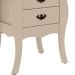 Mesa de Cabeceira Premier 2 Gavetas Off White