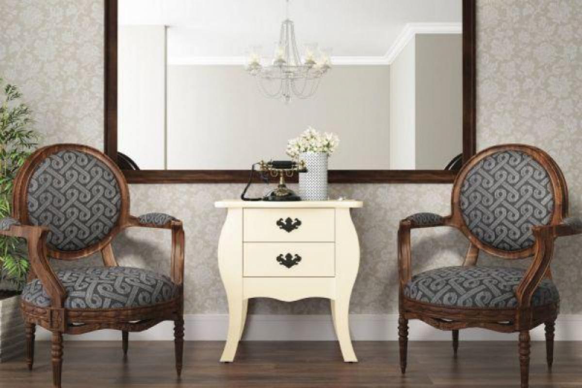 Mesa de Cabeceira Premier Off White