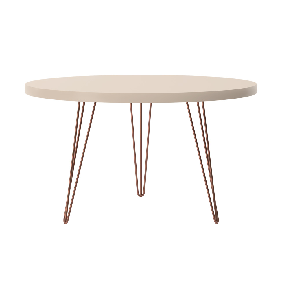 Mesa de Centro Redonda Evolution Off White