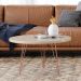 Mesa de Centro Redonda Evolution Off White