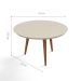 Mesa de Centro Redonda Luna 670 Off White