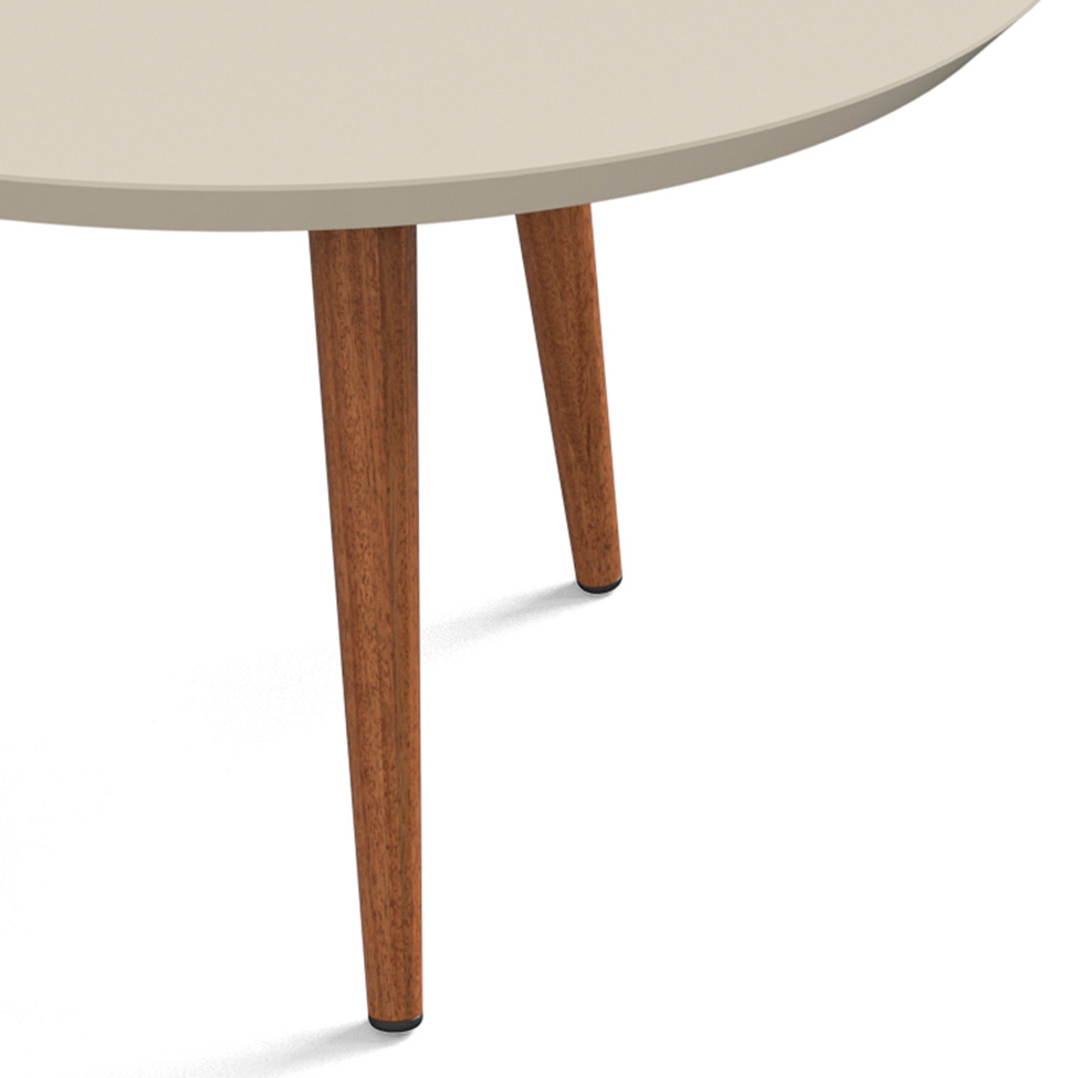 Mesa de Centro Redonda Luna 670 Off White