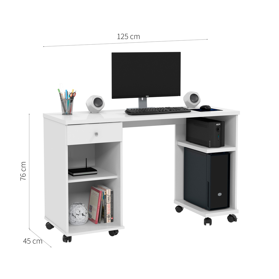 Mesa para Computador Million 1 GV Branca