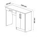 Mesa para Computador Space - Branco