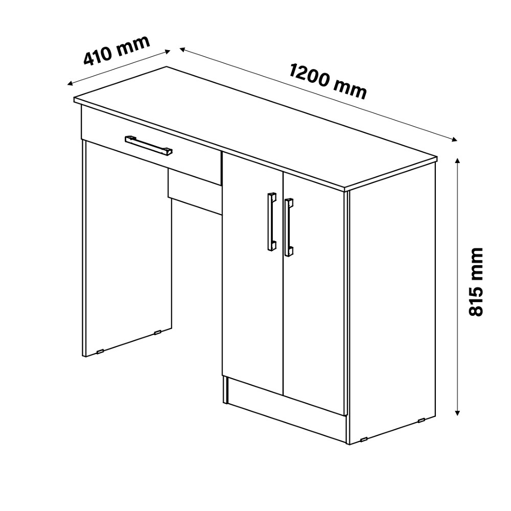 Mesa para Computador Space - Branco