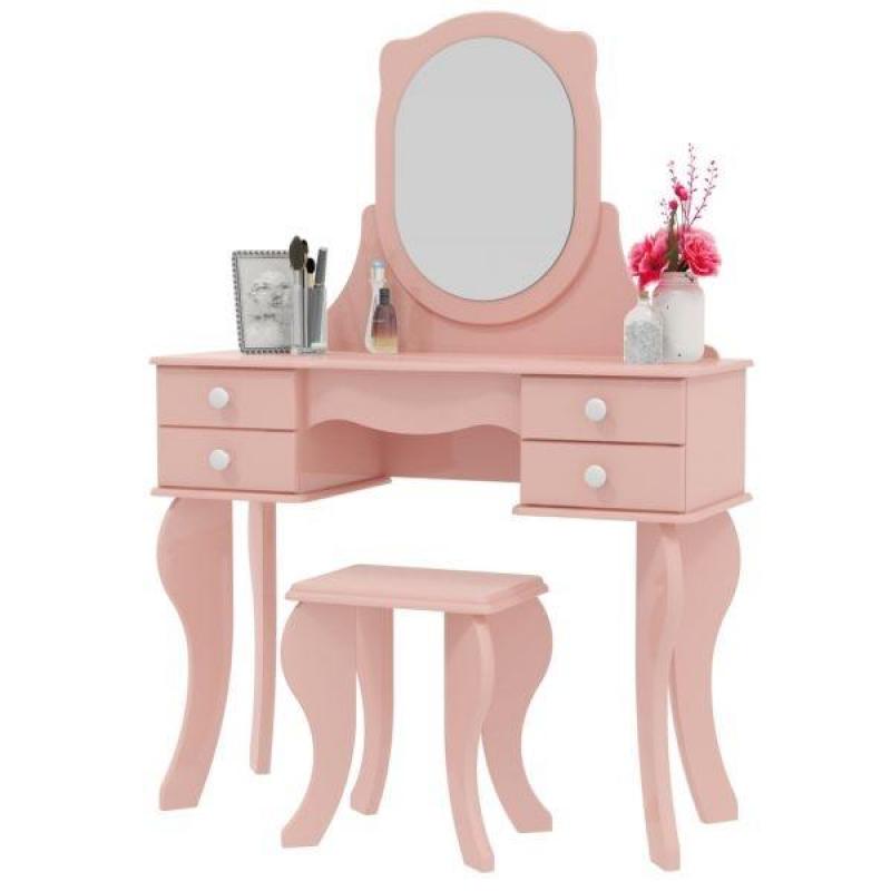 Penteadeira Princesa Rosa