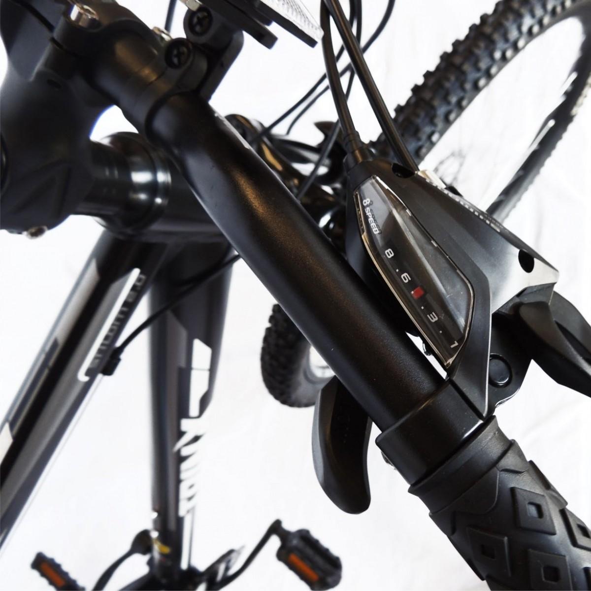 Bicicleta Trinx STI 2.0 Aro 29 Freio/DISC Susp 24V Kit Shimano Preto com Cinza