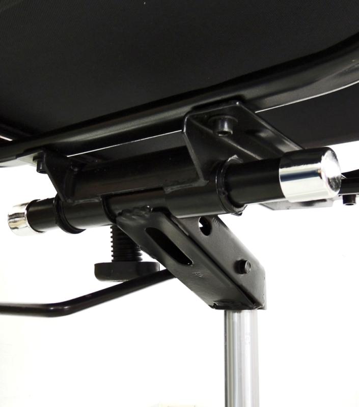 Cadeira Diretor Pelegrin em Couro PU PEL-8003L Preta Design Charles Eames
