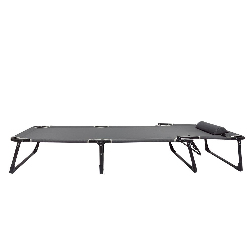 Cadeira Espreguiçadeira Lounge Dobrável Pelegrin PEL-3510 Cinza