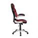 Cadeira Gamer Pelegrin PEL-3009 Couro PU Preta e Vermelha