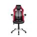 Cadeira Gamer Pelegrin PEL-3009 Couro PU Vermelha, Preta e Cinza