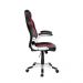 Cadeira Gamer Pelegrin PEL-3009 Couro PU Vermelha, Preta e Cinza