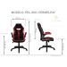 Cadeira Gamer Pelegrin PEL-3011 Preta e Vermelha
