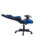 Cadeira Gamer Pelegrin em Couro PU Reclinável PEL-3012 Preta e Azul