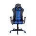 Cadeira Gamer Pelegrin em Couro PU Reclinável PEL-3013 Preta e Azul