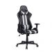 Cadeira Gamer Pelegrin em Couro PU Reclinável PEL-3013 Preta e Cinza
